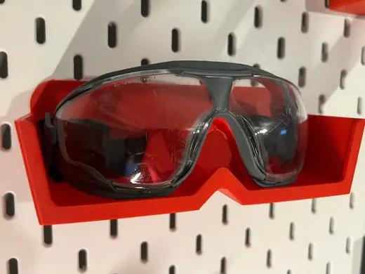 Work/Sports Glasses Holder Mount (3M Screw Skadis)