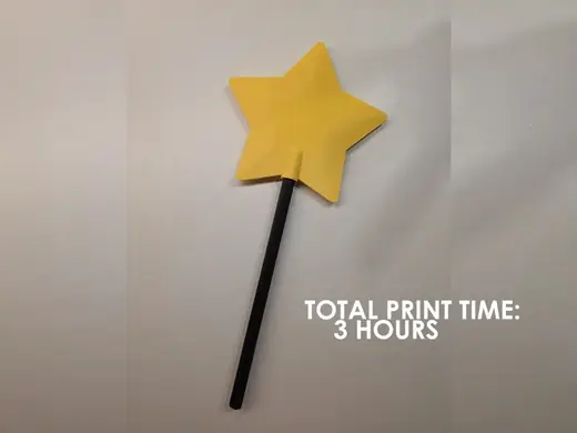 Magic credit card wand star - fast print