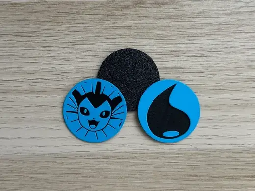 Vaporeon Evolution Coin (Pokemon Gen1)