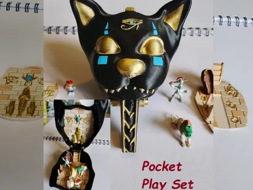 Tomb Of Bastet Mighty Max Inspired Max VS Ammit