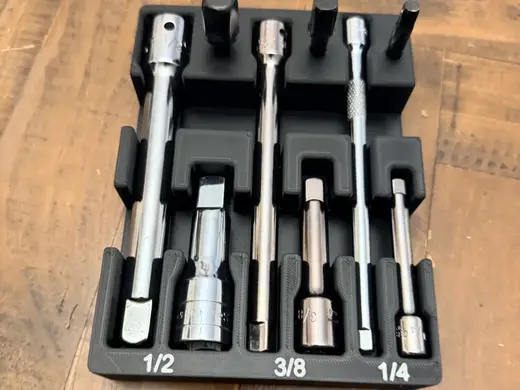 Gridfinity Socket Extension Holder
