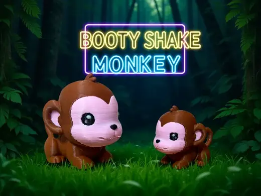 Monkey articulated flexi fidget