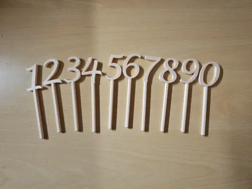 Kuchenzahlen Tortenzahlen Kuchen Topper