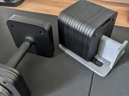 Adjustable Dumbbells Weight Plate Holder Gym