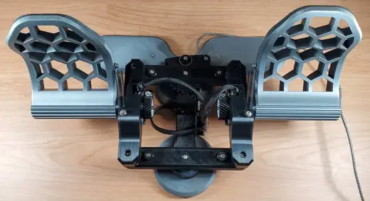CadetPedals: Rudder Pedals and Toe Brakes
