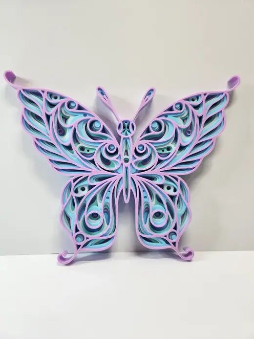 Butterfly Mandala Wall Art - Version 2