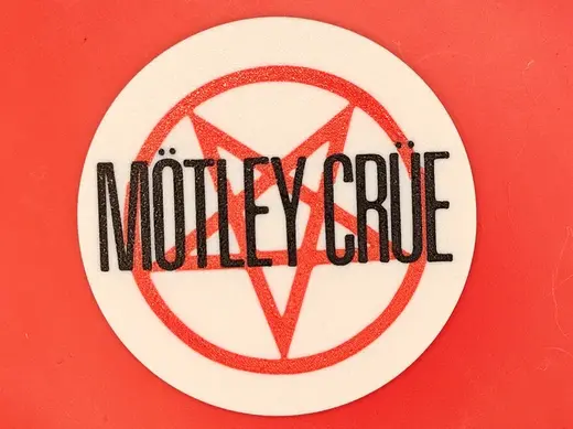 Motley Crue Heavy Metal Band Coaster