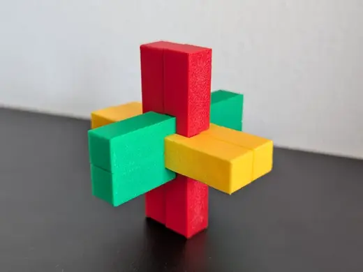 Puzzle - brain teaser 6 pcs TYP 2