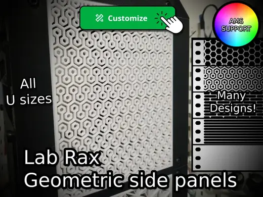 Lab Rax Geometric Side Panel | Customizable