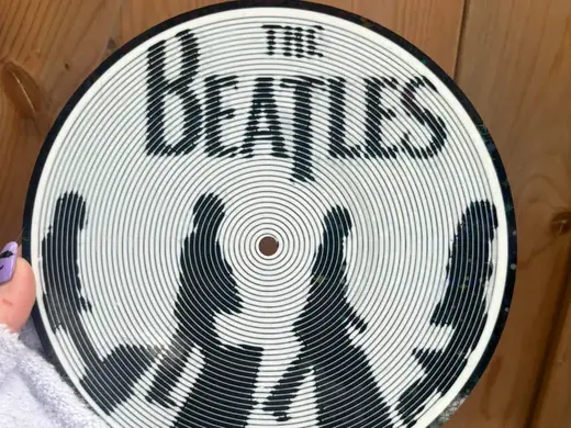 The Beatles Abby Road spiral betty album cover