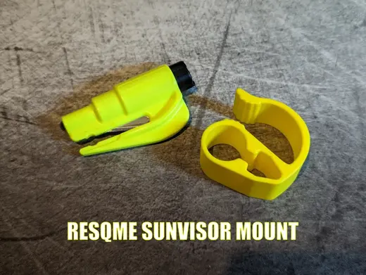 Sunvisor Clip for Resqme Escape Tool