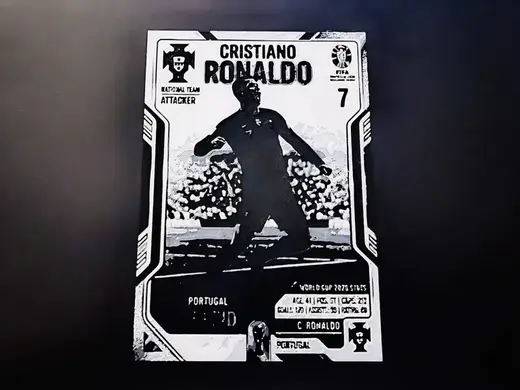 Cristiano Ronaldo Deco Card