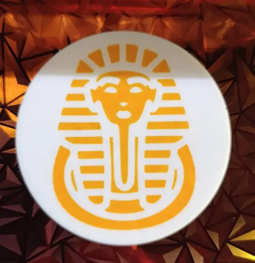Pharao Tutanchamun Ramses Coaster Untersetzer
