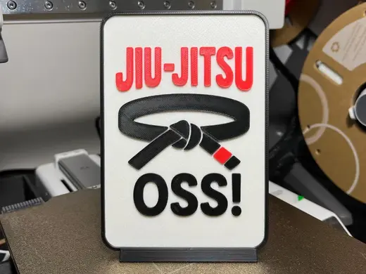 Placa Jiu-Jitsu OSS!