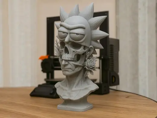 Art rick bust / enlightenment decor