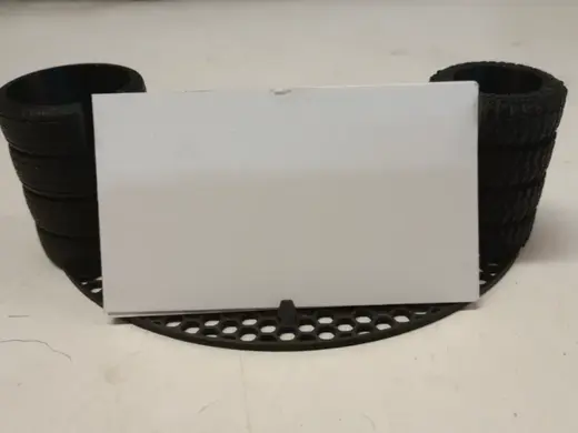 Tire Stack Business Card Holder no Supports