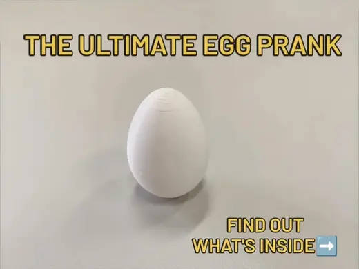 The Ultimate Egg Prank - "Gotcha" April Fools' Egg