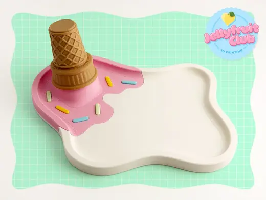 Melted Ice Cream Tray (No AMS)