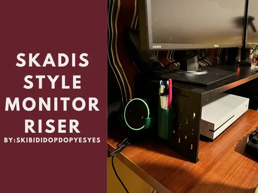 Skadis Style Monitor Riser