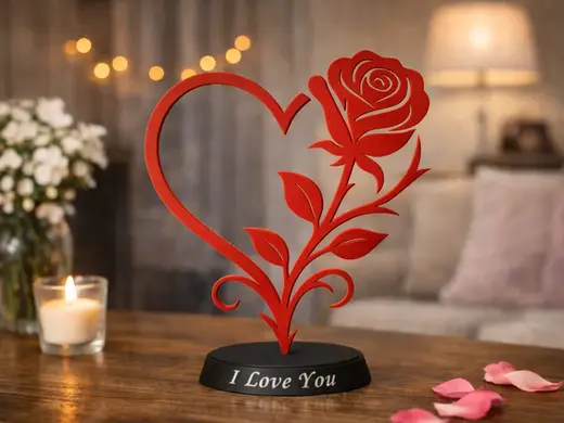 Valentine Rose (Cutom Text)
