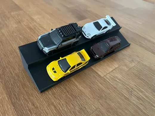 quadruple display stand 1/64 car diorama garage