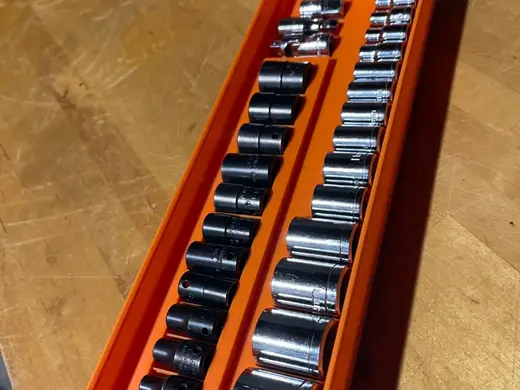 Gridfinity bin 2x6x4 SAE & Metric Sockets holder