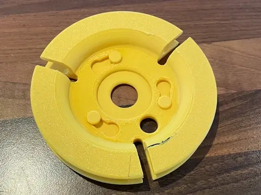 Line winder mobile fly fishing line