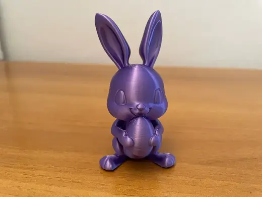A bunny with his egg
