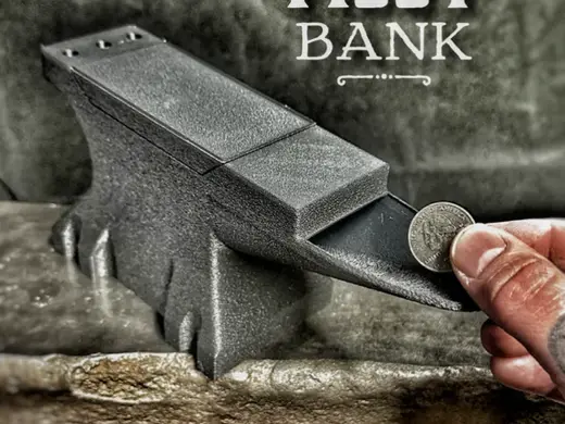 Anvil Piggy Bank Stash Container - Night Stand