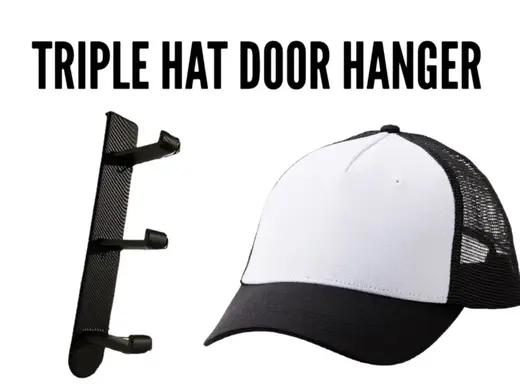 Triple Hat Hanger - Door & Nail Hanger