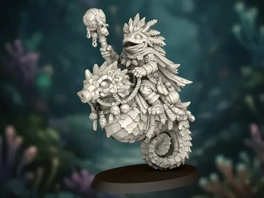 Axolotl Army - Shaman Rider