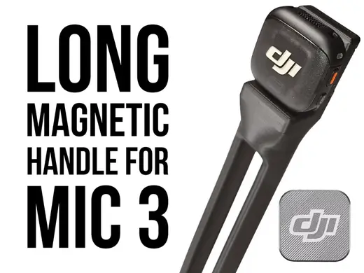 LONG Magnetic DJI Mic 3 Handle (original Magnet)