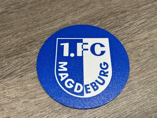 1. FC Magdeburg Untersetzer (blau)