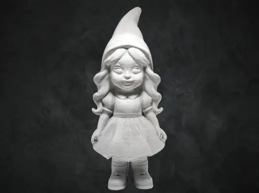 Garden Gnome Girl Child