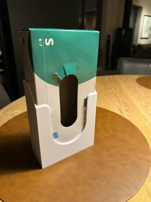 Glove holder dispenser wall mount