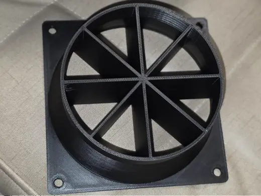 Fan Adapter 120mm fan to 100mm duct