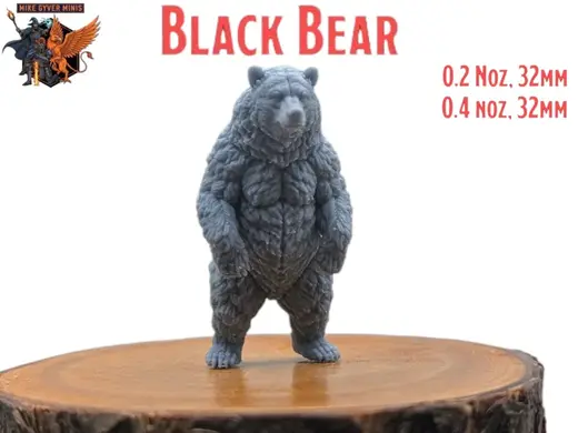 Black Bear - MGM Print-Ready Mini