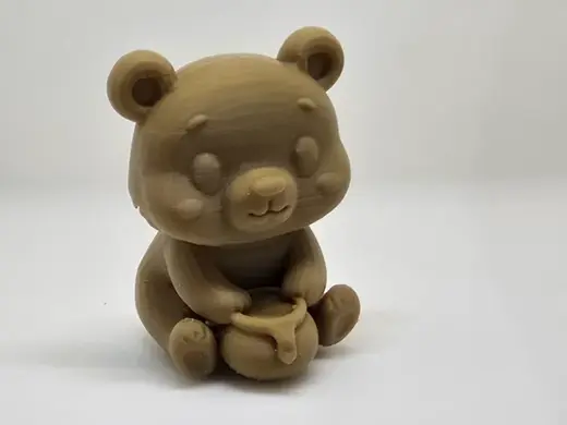 Cute Bear with Honeypot