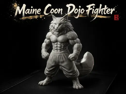 Maine Coon Dojo Fighter