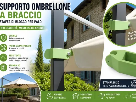 Supporto Ombrellone Braccio Cantilever Umbrella