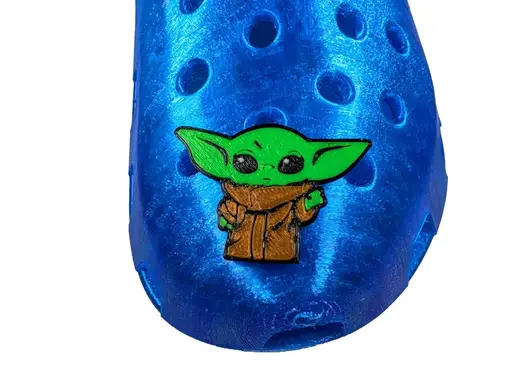 Baby Yoda (Grogu) Croc Shoe Charm (Jibbitz)