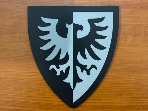 Legos Black Falcon Modern Shield Coaster/Logo Sign