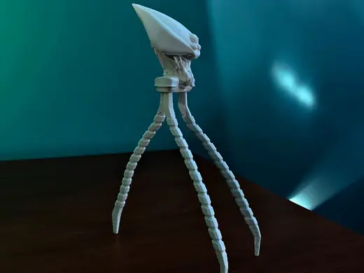 Martian Tripod Walker – Modular Robot (No Glue)