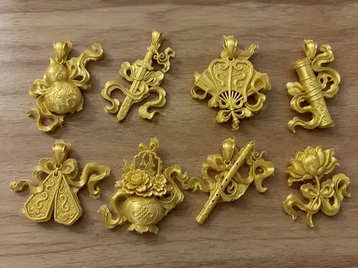八仙-法器-八仙过海-吊坠-挂件