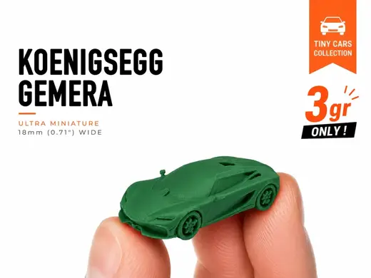 Tiny Koenigsegg Gemera - Mini Cars Series