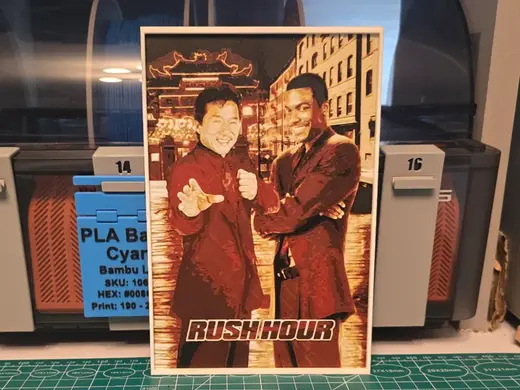 Rush Hour Movie Poster - Hueforge Art