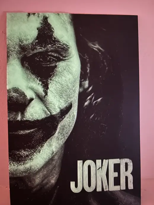 Joker Movie Poster Glowing