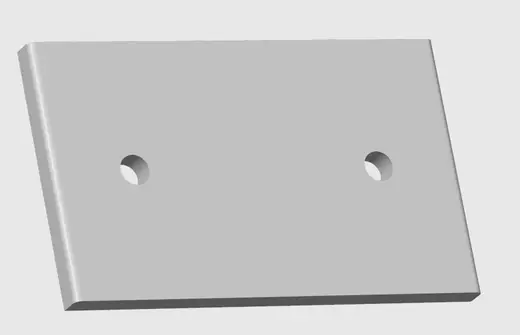 Connector Plate 50x30x3. M3.5 Screws
