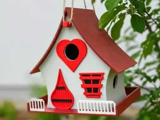 3D Printed Everheart Cottage Birdhouse