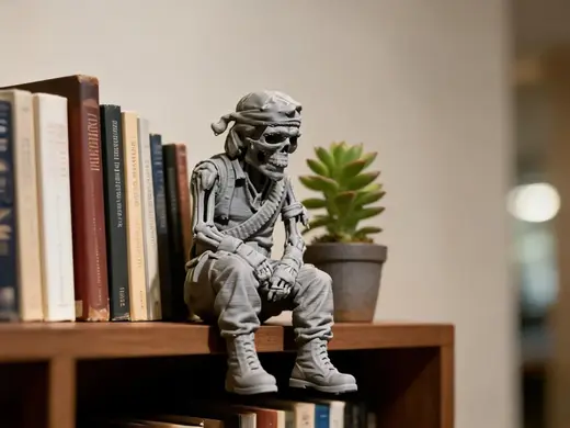 Ledge SkulZ - Edge Sitting Rambo Skull!